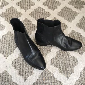 J Crew Black booties